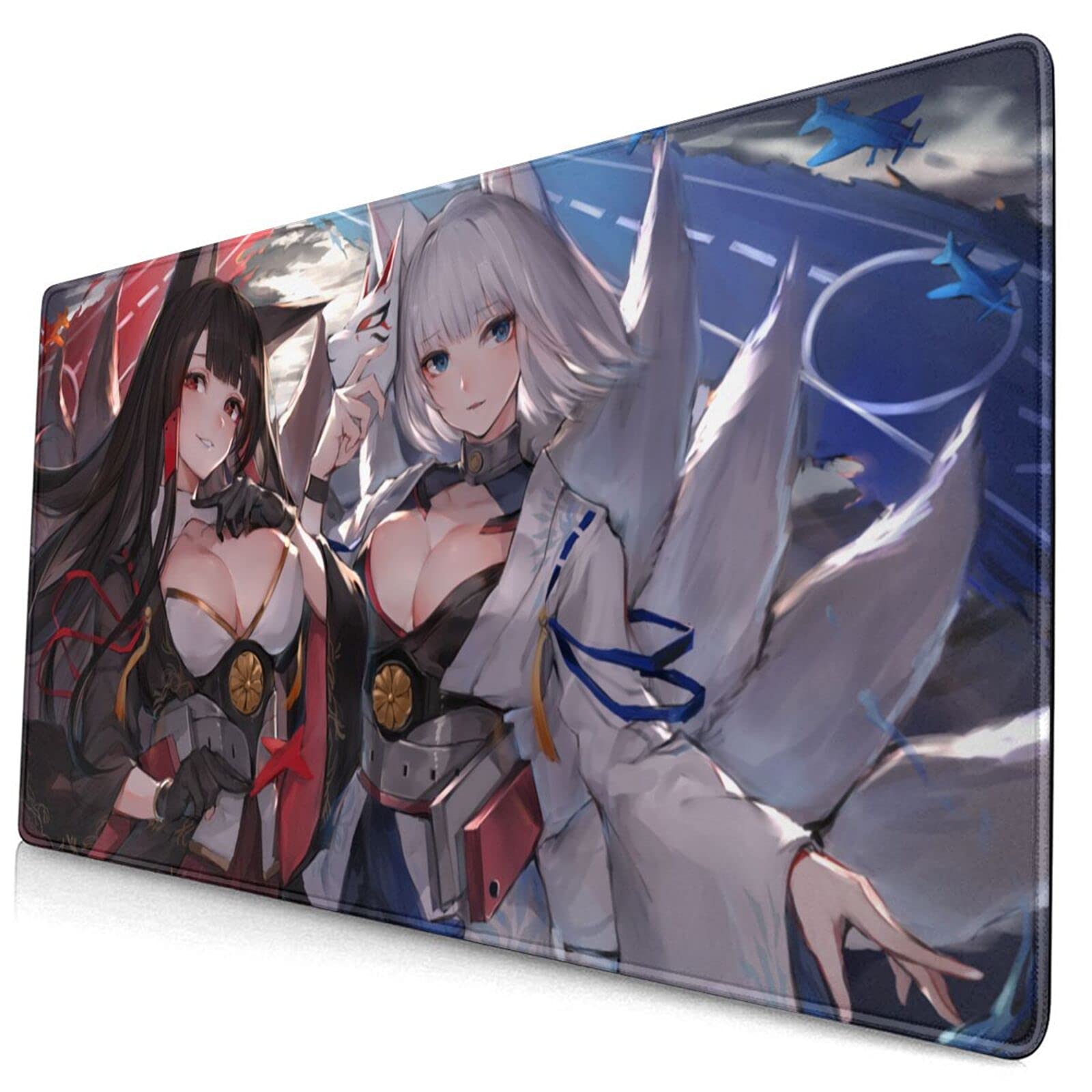 

Коврик для мыши Keviners Rem Ram Коврик для мыши Игровой Аниме Водонепроницаемый 40 x 75 x Размер 0,3 см Нескользящий (Кага Акаги)