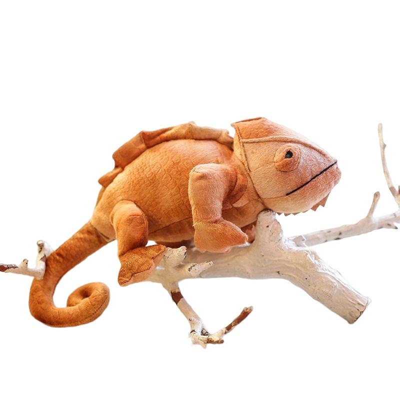 Realistic Lizard Plush Toy Super Soft Short Plush Material Color-changing Chameleon Doll Perfect Gift For Teens