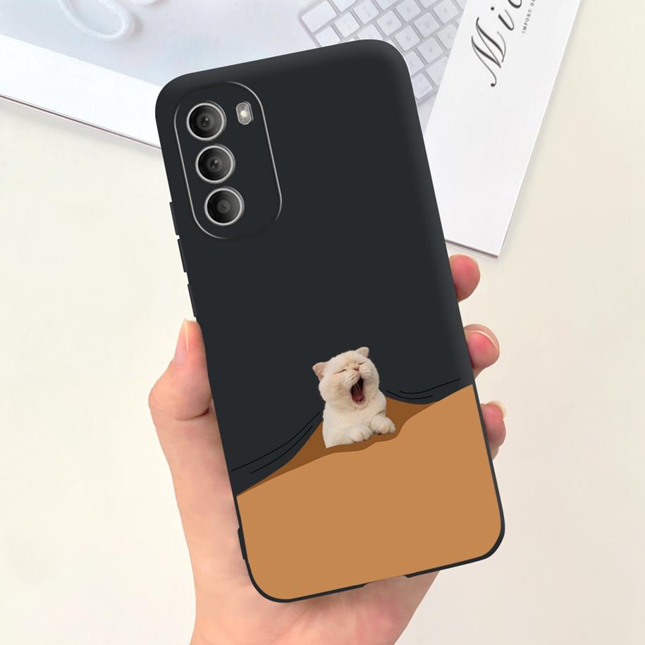 For Motorola Moto G51 G71 5G Case XT2171-2 XT2171-1 XT2169-1 Shockproof Cover Cute Rabbit Flower Phone Cases For Moto G31 Bumper