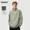 Mark Fairwhale Men's Casual Half-Zip Semi-High Collar Sweatshirt