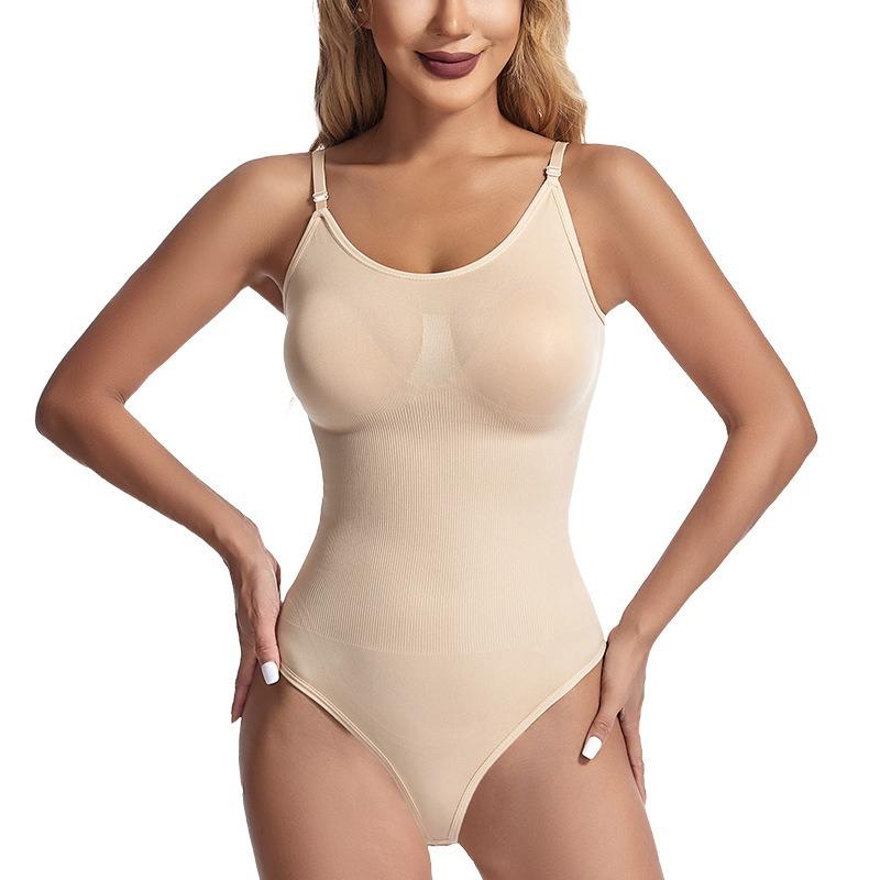 Shapewear Bodysuit Thong Plus Size Butt-Lifting Tummy-Control Women's Corset Strapless Seamless Backless