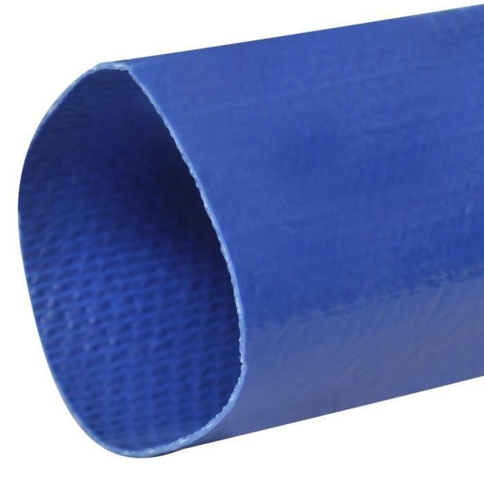 VidaXL Tuyau plat 50 m 3" PVC 151799