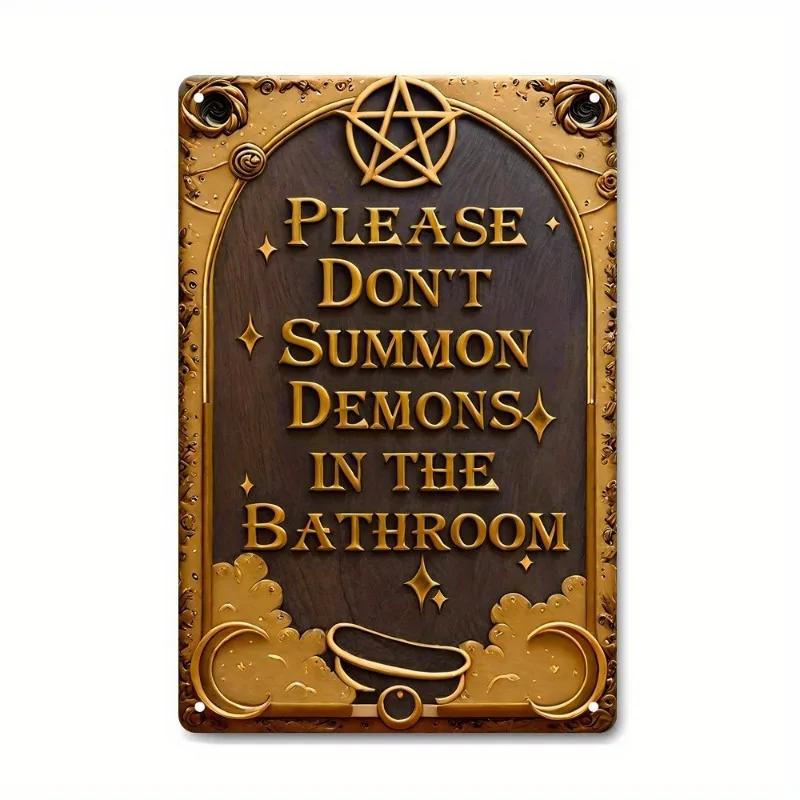 Metal Tin Poster Visual Effect Wall Art Decor Art Painting Retro Plaque Poster for Bar Club Wall Decor Retro Home Wall Plate