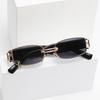Trendy Small Rectangle Ladies Sun Glasses Glasses Designer Style Style Classic Rectangular Punk Sun Eyeglasses Men Shades Uv400 Clear Eyewear