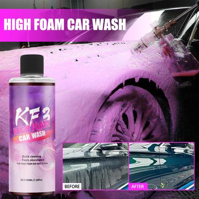 Bubble Car Wash Liquid Car Motorcycle Pre-wash Wash High Concentration High Foam Strong Decontamination Detergent 100ml