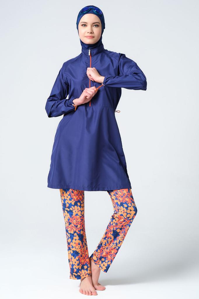 Muslimischer bescheidener islamischer Burkini-Strand-Schwimmanzug für Damen, Bademode, Hijab, Strandmode, Badeanzug 