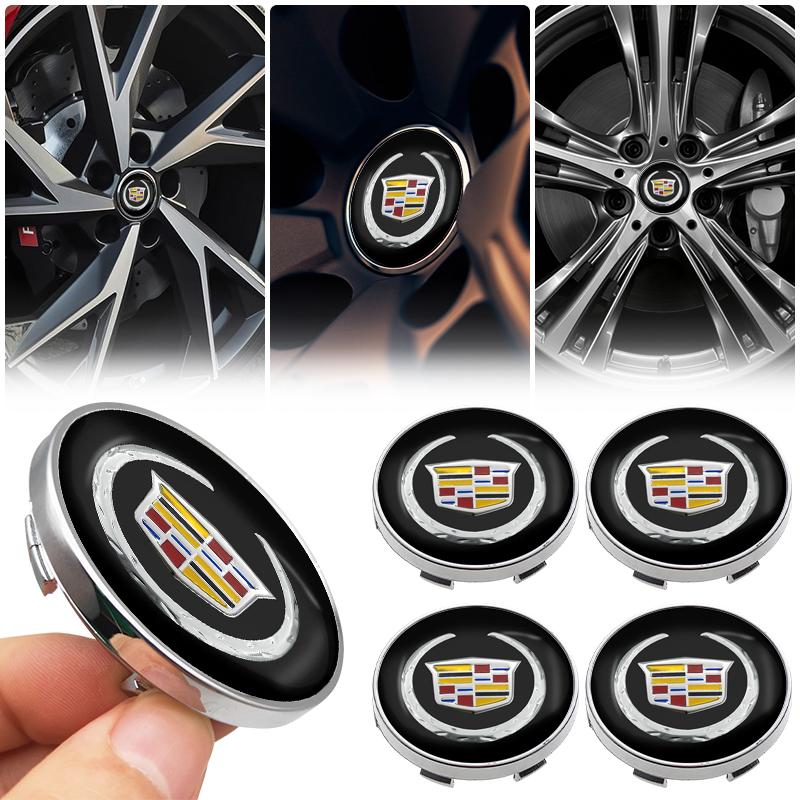 New 56/60mm Car Wheel Center Hub Caps Protector Cover Car Accessories For Cadillac CT4 CT5 CT6 ATS XTS