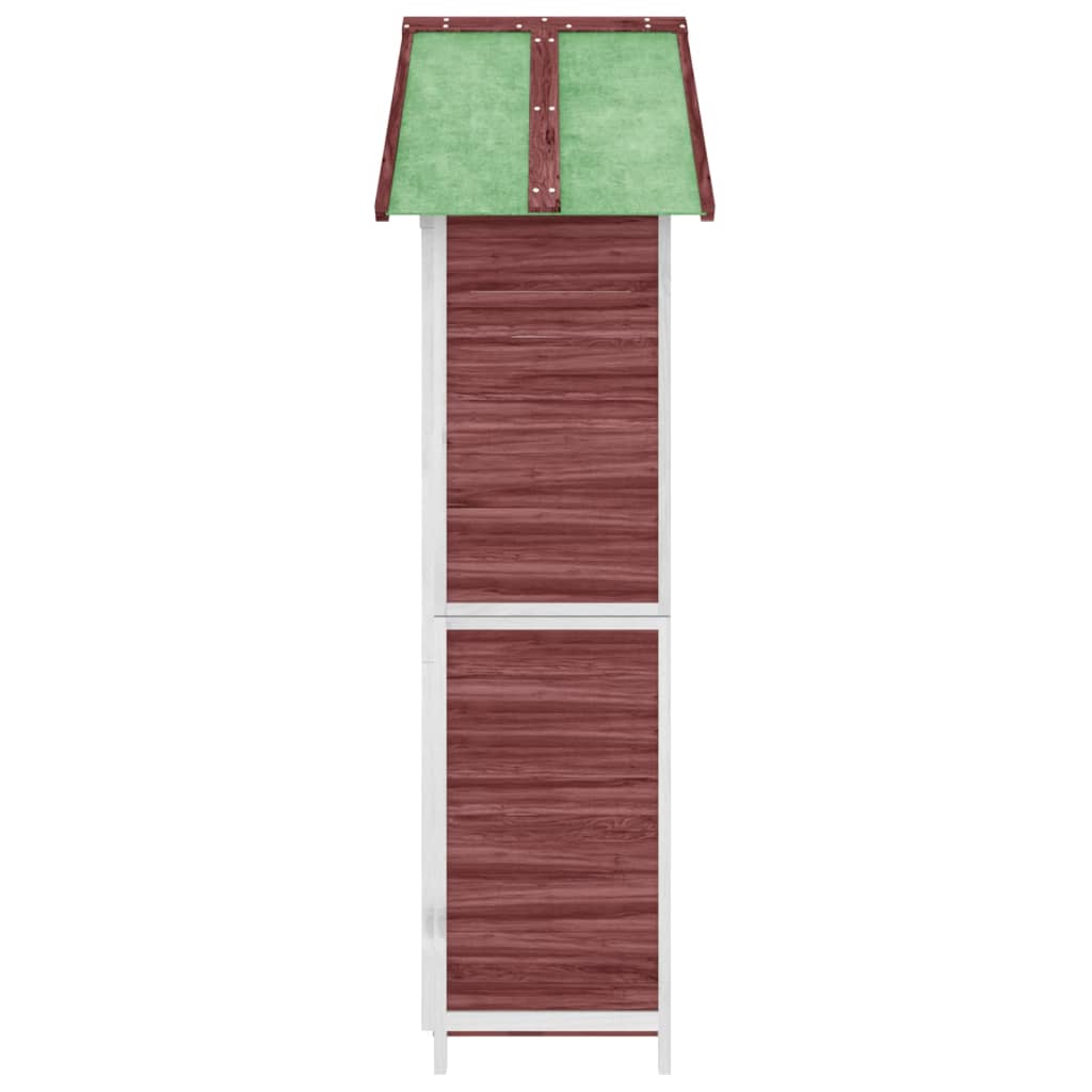 Tool Shed Mocha 89x52.5x175 Cm Solid Pine Wood