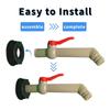 IBC Outlet Tap IBC Tank Accessories Water Tank Accessories Adapter Outlet Tap IBC Water Tank Ball Outlet Valves