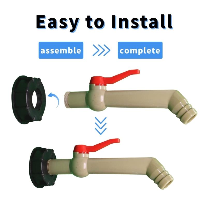 IBC Outlet Tap IBC Tank Accessories Water Tank Accessories Adapter Outlet Tap IBC Water Tank Ball Outlet Valves