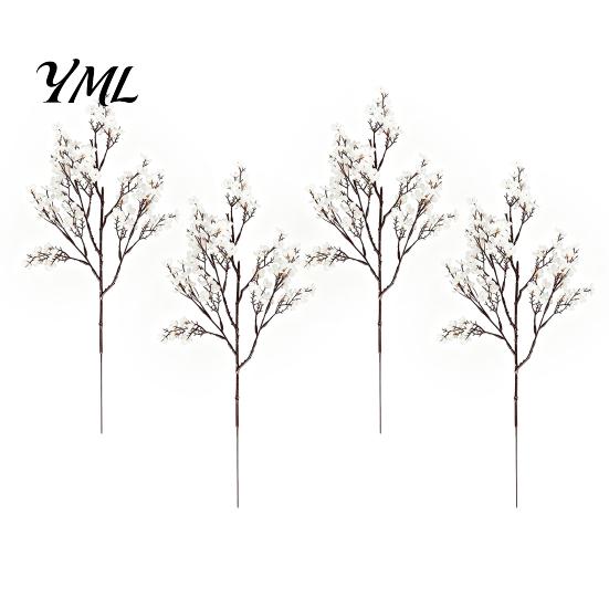 Durable Faux Plant Accents for Home Realistic Artificial Flowers Autumn Decoration, Silk Floral Decor Branches Halloween Table Centerpiece And Indoor