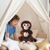 Big Eyed Monkey Plush Toy Realistice Orangutan Plush Doll Sparkling Eyes Monkey Doll  Baby Toys