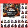 Halloween Countdown Calendar With Cartoon Ghosts Acrylic Decor For Party Gifts