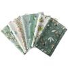 Floral Print Fabric 46x56cm Pine Cone for and Other Stylish 7-Piece Set, (Green, Pattern), Patchwork, Crafts, Crafts.
