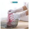3 Pairs of Cleaning Gloves, Household Cleaning Dishwashing Gloves, Kitchen Dishwashing Gloves, Rubber Thin, Durable, Waterproof, Plastic Thick