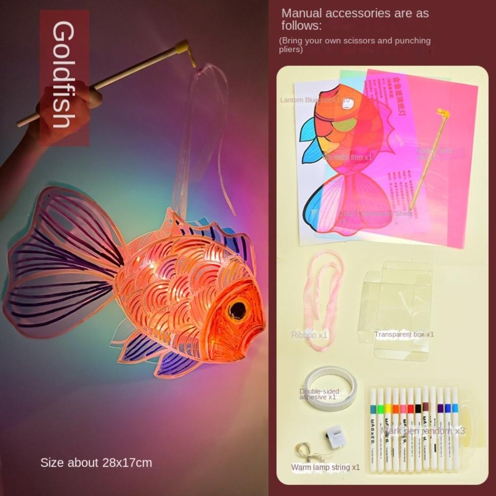 PVC Mid-Autumn Glowing Lanterns Simulation Handheld Lanterns Lanterns Cartoon Lantern  Festival