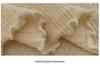 Women's White Half-High Neck Ruffle Trim Knit Sweater - Autumn/Winter 2025 Collection