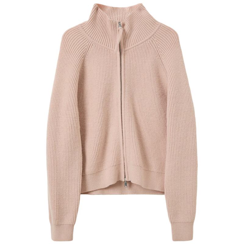 Sancai 2025 Winter Lapel Raglan Sleeve Knit Cardigan