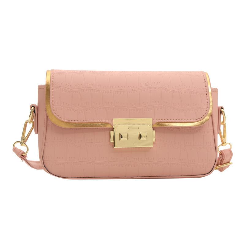 Fashionable Korean Style Shoulder Bag 2024 Summer New Bag Women Simple Small Square Bag