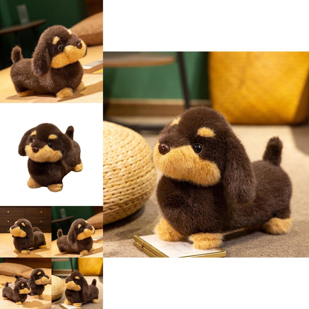 Cute Animal Plush Doll With Short Pile Fabric For Girls Sleep Pillow And Decor