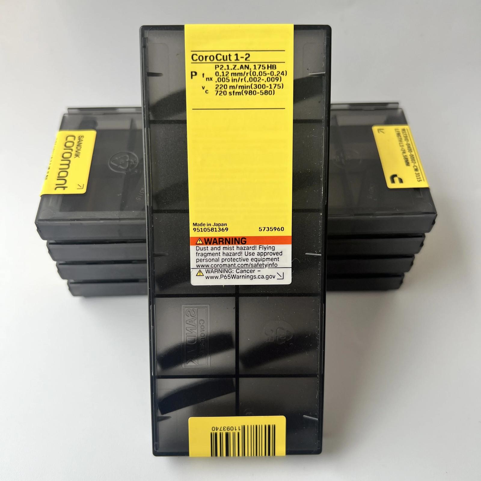 

SANDVIK / N123H2-0400-0002-CM 3115 / Industrial indexable Carbide Inserts 10 Pcs