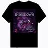 Novo raro! Shinedown - Camiseta Curta da Tour 2022 Todos os Tamanhos P a 5XL TP84 Camiseta Unissex