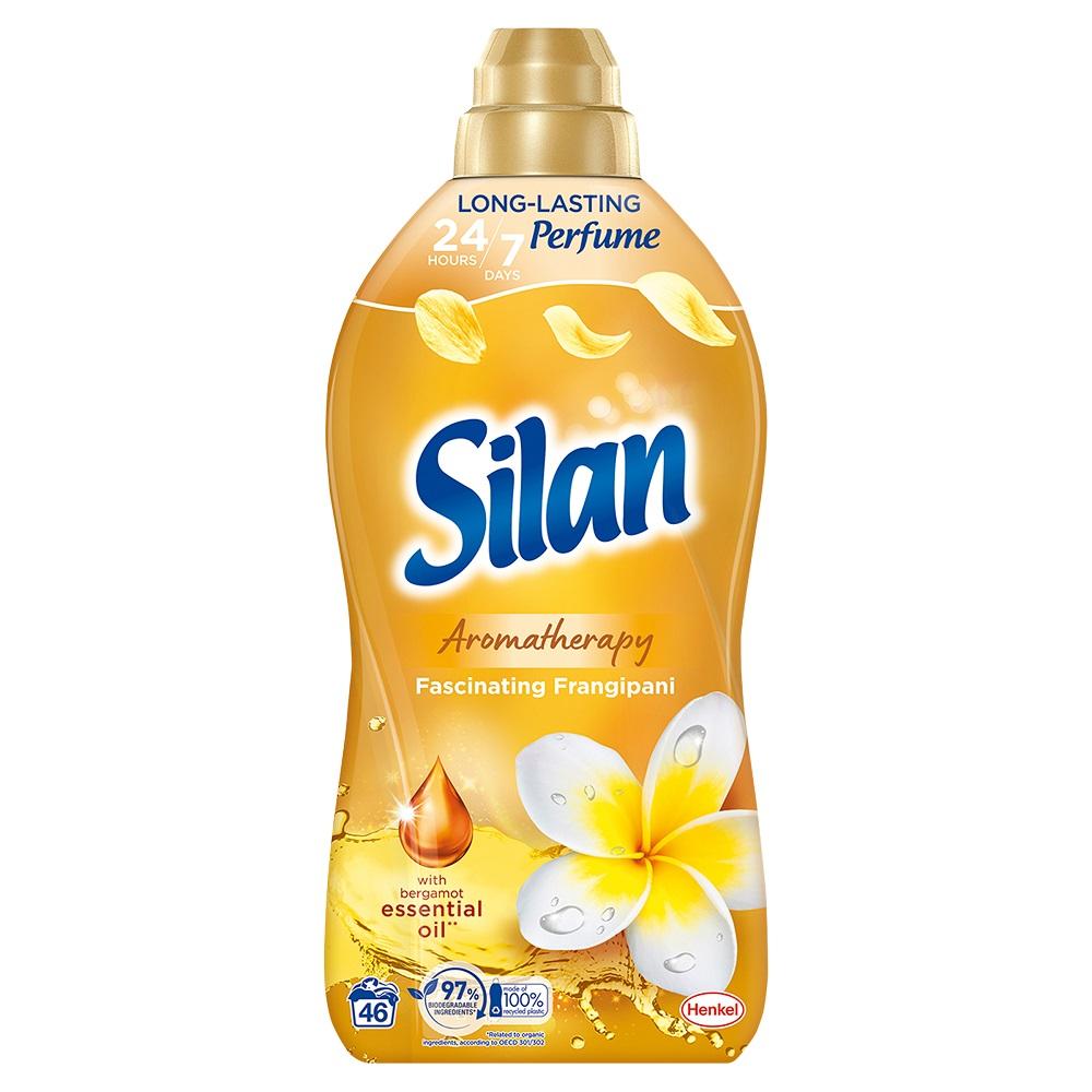 Adoucissant concentré Silan Aromatherapy, parfum fascinant de frangipanier, 1012 ml