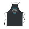 Kitchen Apron - A Formidable Boxer - Resistant Cotton - Durable French Printing - Black