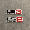LS2 Car Sticker Car Modification LS3 Metal Label 6.0L 6.2L V8 Displacement Label Thick Aluminum Sticker Side Label Tail Label