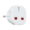 Power Charger UK to EU Converter Socket Plug Outlet Connector Durable Travel Adapter