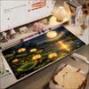 Moonlight Lotus Lake Large Extended Gaming Mousepad Non Slip Rubber Keyboard Desk Mat Smooth Surface For Laptop Pc Desktop Setup