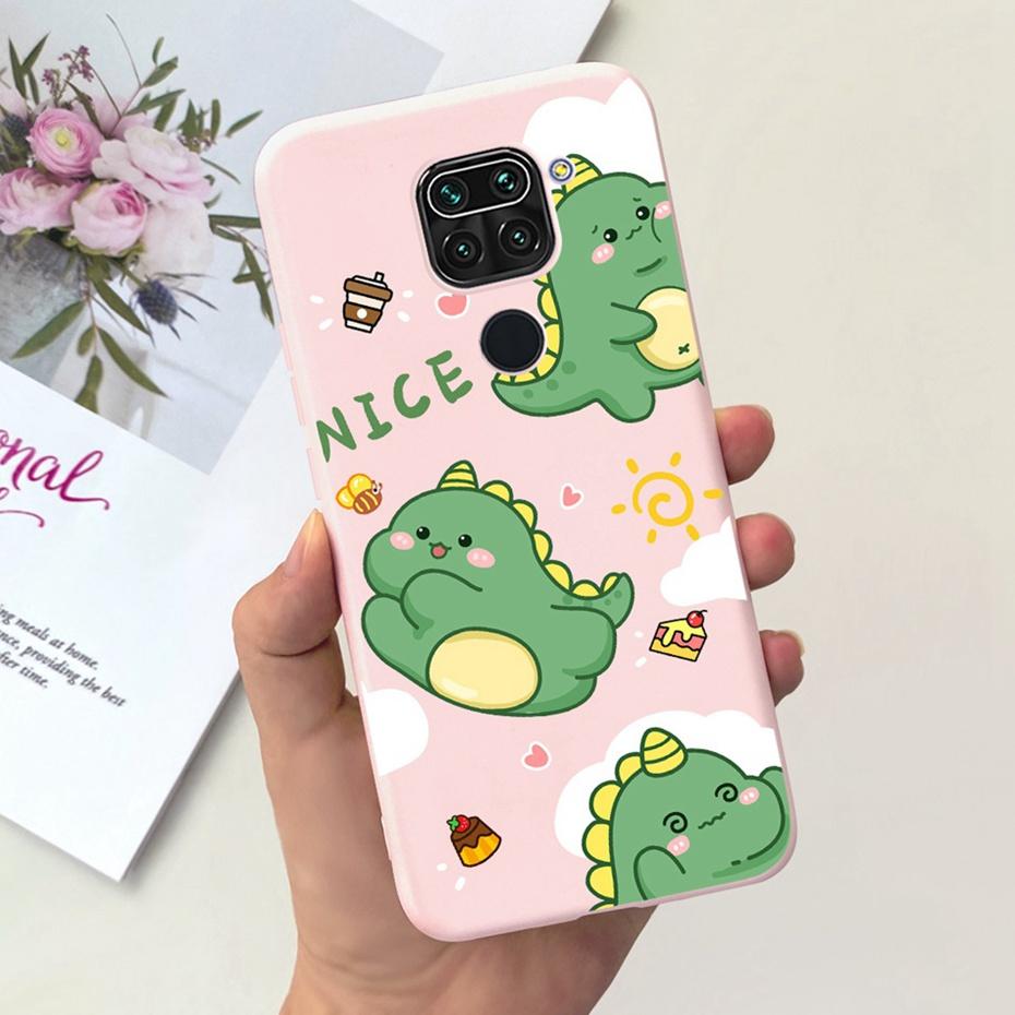 For Xiaomi Redmi Note 9 9s 9 Pro Max Cute Animals Cartoon Phone Case For Redmi Note9 9s 9Pro Candy Color Soft Silicon Back Cover
