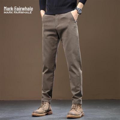 Mark Fairwhale Men's Casual Straight-Leg Pants
