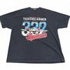 Tuskegee Airmen Redtails T-Shirt Herren Größe 2XL XXL verblasstes Schwarz Vintage Stil