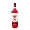 Knitted Santa & Snowman Wine Bottle Covers - Christmas Party Decor
