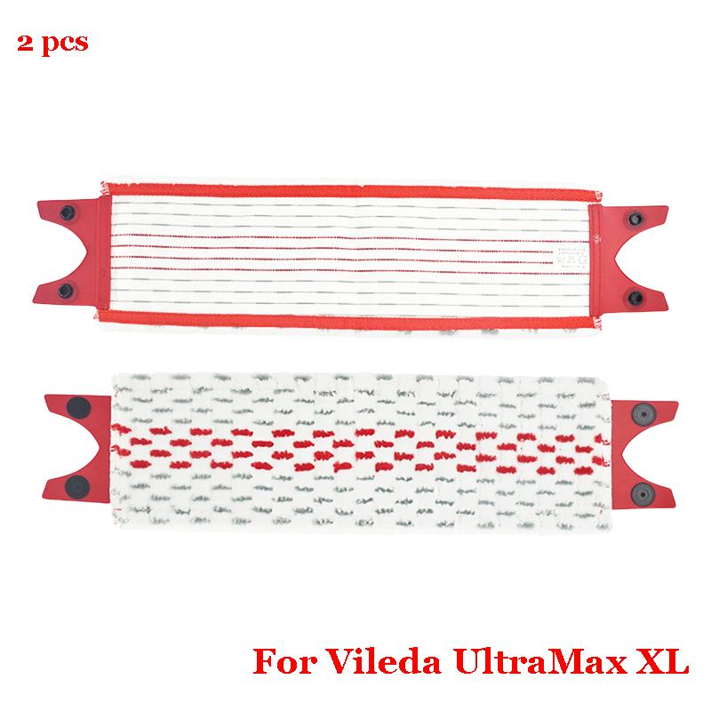 

For Vileda UltraMax XL Microfiber Floor Mop Pads Reusable Flat Spin Mop Cloth Replacement Quick Drying Machine Washable Parts