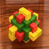 100-Piece Kongming Lock Wooden Puzzle Set for Kids and Adults