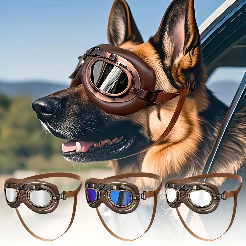 Stil Retro Vară High-end Ochelari pentru Animale de Companie Stil Pilot Ciobănesc German și Câine de Talie Medie Ochelari de Modă Reglabili Rezistenți la Vânt cu Protecție UV
