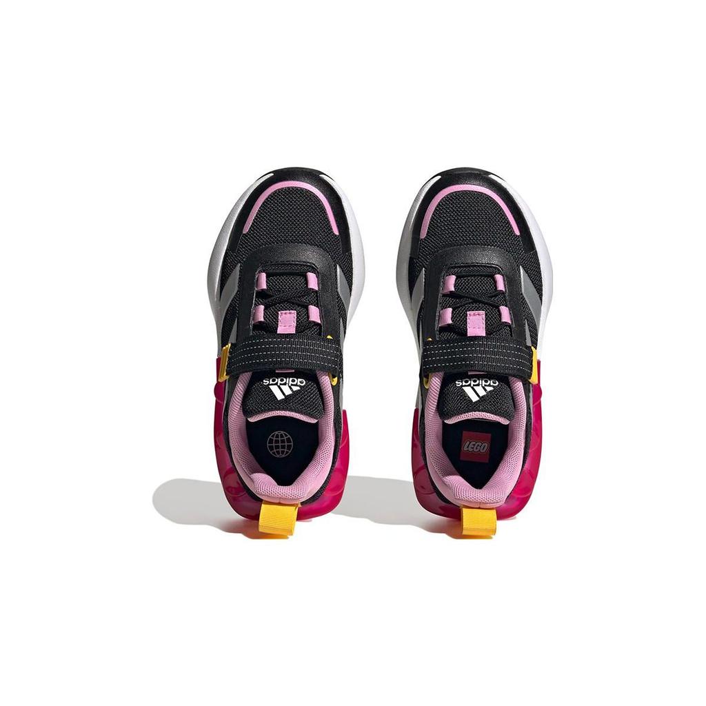 Adidas Tech Rnr Low Top Bequeme Rutschfeste Strapazierfähige Kinder Trainingsschuhe Kinder Sneaker Schwarz Weiß Rot ID9525