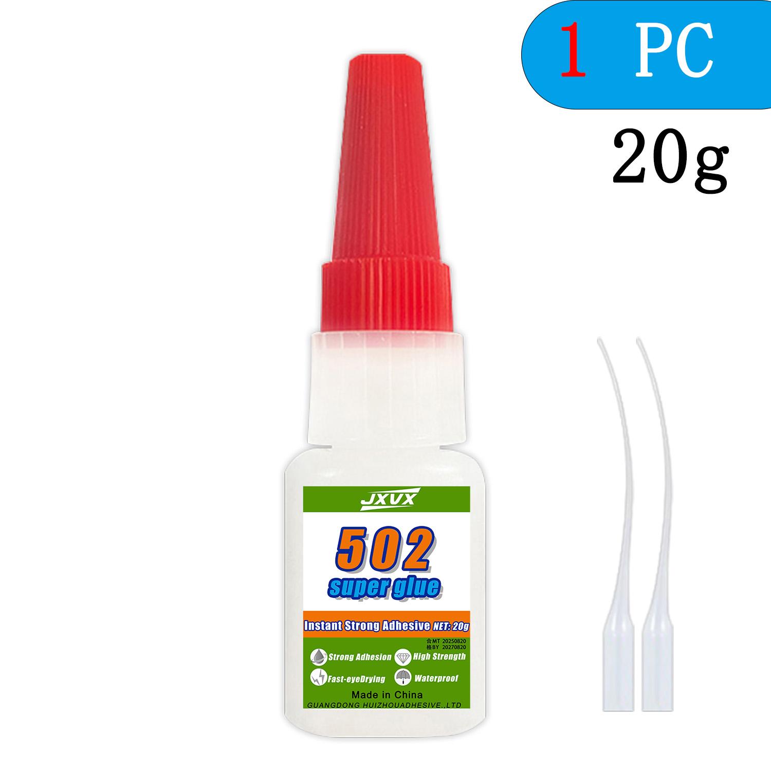 

Super Glue 502 High Strength & Fast Dry, All-Purpose Clear Adhesive for Metal, Plastic, Wood, Glass, Leather, Ceramic, Rubber - Ideal for Craft