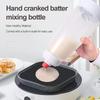 Silicone Squeeze Pancake Mix Dispenser Kitchen Pancake Batter Dispenser Bottle for Waffle Cupcakes Muffins Crepes Qatayef
