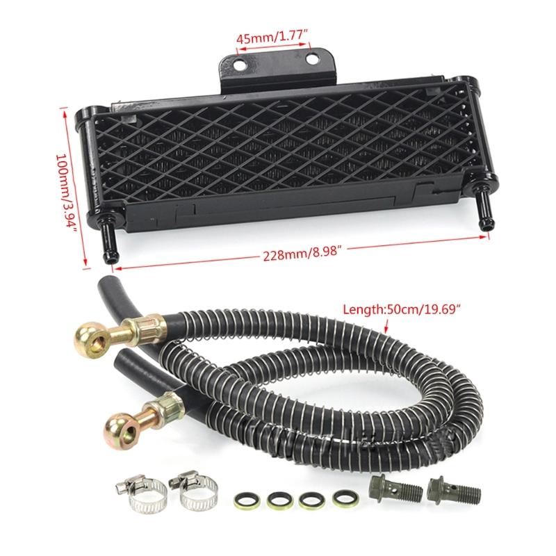 Cooling Water Tank Motorcycle Radiator Cooler for Quad ATV Dirt Pit Bike 50cc-160cc Cooling Radiator M8-M10 Interface