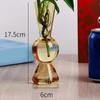 Glass Flower Vase Holder Flowerpot Ornaments Planters for Living Room Home Bedroom Decoration