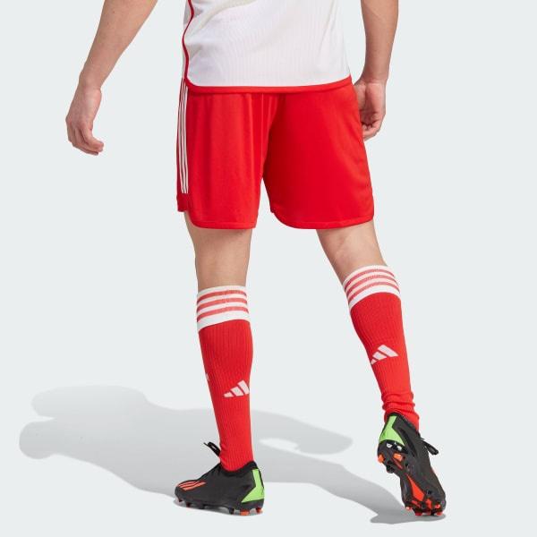 adidas Bayern Munich Black Soccer Bottom Men's Red White IJ7444