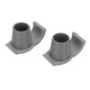 Walker Skis Glides   Fit Non Slip Walker Feet Replacement Mobility Aid Accessories Gray