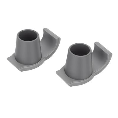 Walker Skis Glides   Fit Non Slip Walker Feet Replacement Mobility Aid Accessories Gray