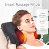 Electric Kneading Shiatsu Massage Pillow Inftared Heating Neck Massager Massage Cushion for Back Waist Body Health Massageador Relaxation