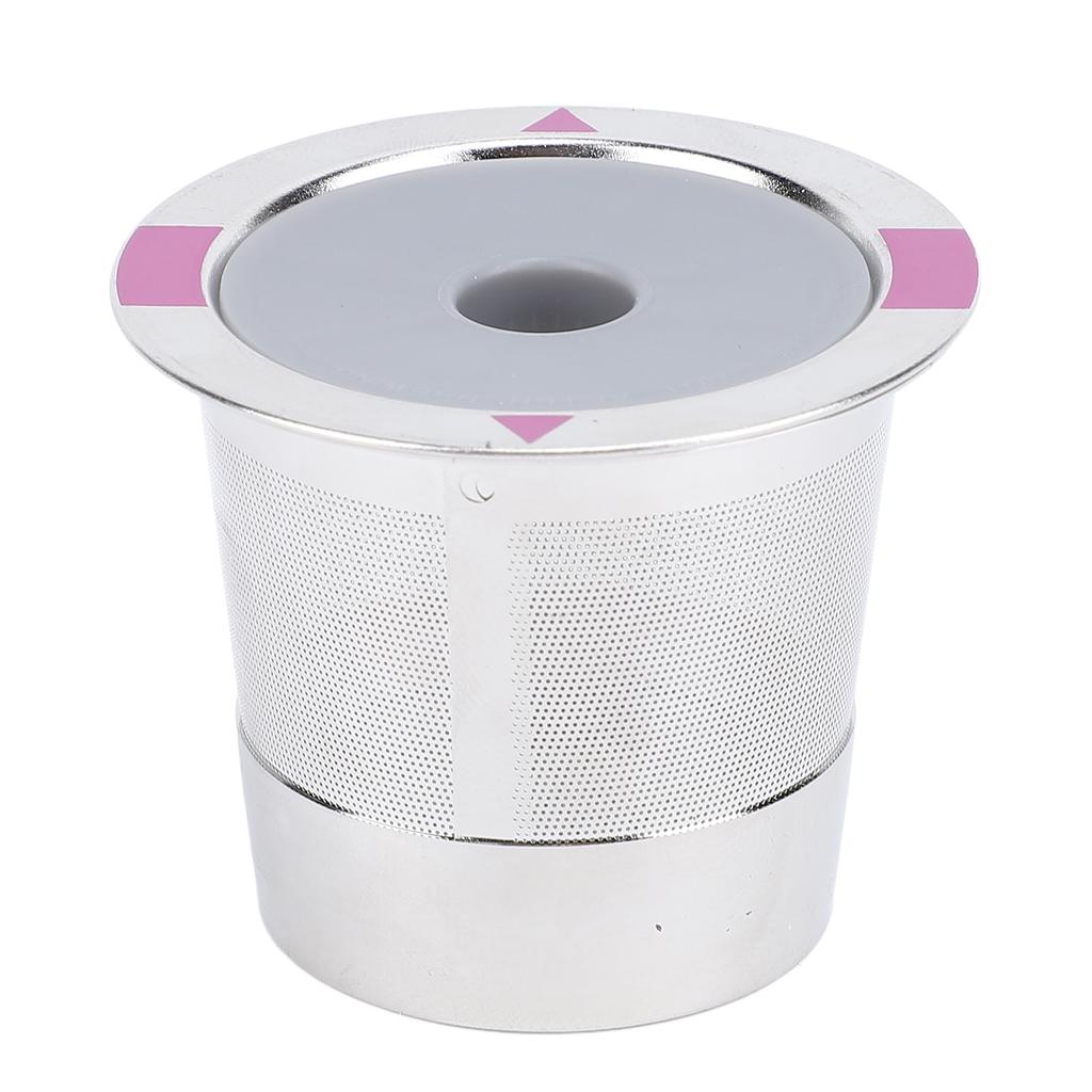 Reusable Coffee Capsule PP SUS Refillable Coffee Pod with Spoon Brush Accessories for Coffee Brewing