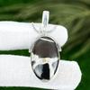 Natural Moroccan Mud Crack Fossil Gemstone Pendant 925 Sterling Silver For Girls
