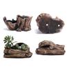 Nordic Tree Root Stump For Home Decor Garden Supplies Planters Flower Pot Bonsai Flower Pots